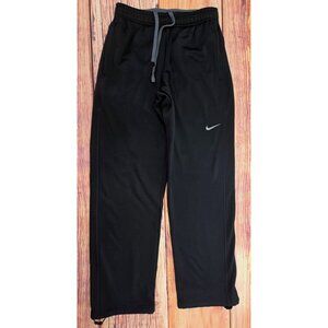 Nike Therma-Fit Black Jogger Pants Soft Soft Fleece Lining Elastic Waistband